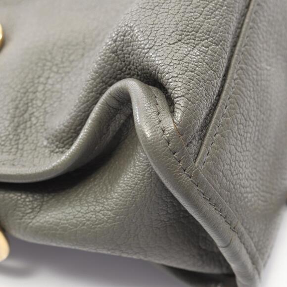 Balenciaga Metallic City Handbag Leather Gray - Picture 6 of 8